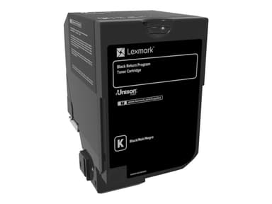 Lexmark - black - original - toner cartridge - LCCP, LRP