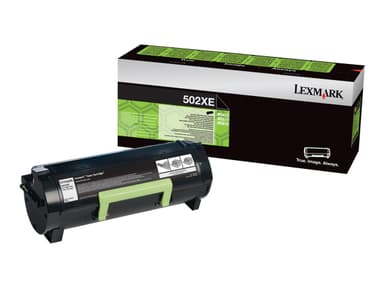 Lexmark 502X - Særlig høj ydelse - sort - original - tonerpatron - Lexmark Corporate