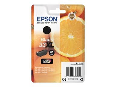 Epson 33XL - XL - sort - original - blækpatron