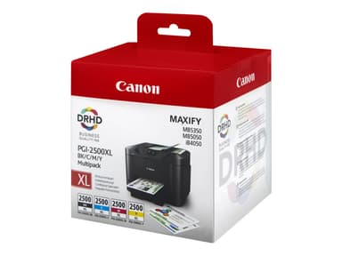 Canon PGI-2500XL C/M/Y/BK - 4-pack - black, yellow, cyan, magenta - original - ink tank