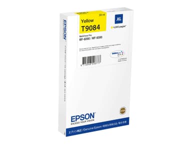 Epson T9084 - Størrelse XL - gul - original - blækpatron