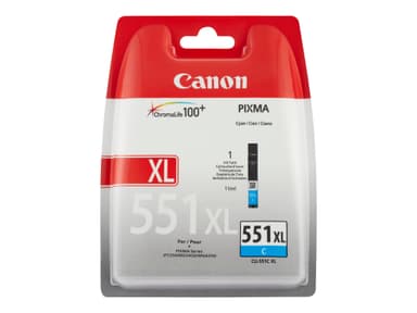 Canon CLI-551C XL - High Yield - cyan - original - ink tank