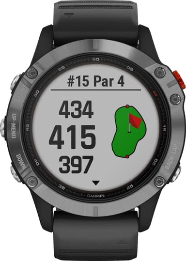Garmin Fenix 6 Solar multisportsur (sølv)