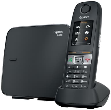 Gigaset Dect E630 trådløs telefon (sort)