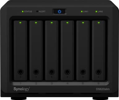Synology DiskStation DS620slim 6-Bay NAS-opsætning