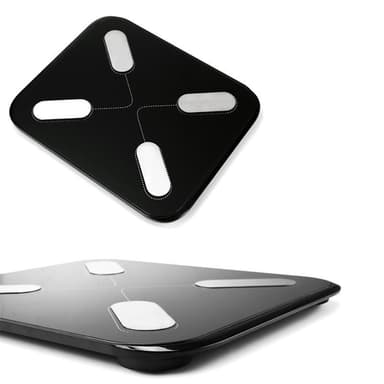 Personlig skala med Bluetooth og kropsfedtmåler