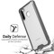 Stødfast akrylskal - Samsung Galaxy A21 - Sort ramme