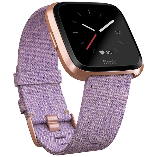 Fitbit Versa smartwatch (lavender woven/rose gold)