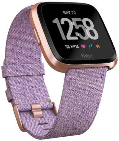Fitbit Versa smartwatch (lavender woven/rose gold)