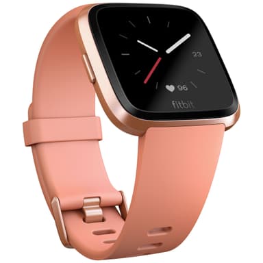 fitbit versa peach rose gold aluminium