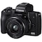Canon EOS M50 kompakt systemkamera + 15-45 IS STM objektiv