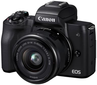 Canon EOS M50 kompakt systemkamera + 15-45 IS STM objektiv