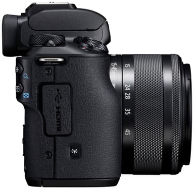 Canon EOS M50 kompakt systemkamera + 15-45 IS STM objektiv