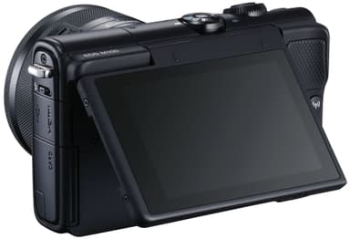 Canon EOS M100 CSC kompaktkamera + 15-45 IS STM objektiv