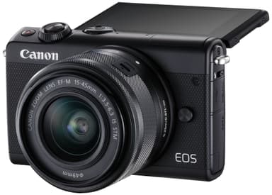Canon EOS M100 CSC kompaktkamera + 15-45 IS STM objektiv