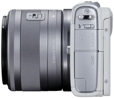 Canon EOS M100 CSC kompakt kamera + 15-45 IS STM objektiv
