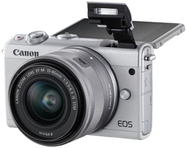 Canon EOS M100 CSC kompakt kamera + 15-45 IS STM objektiv
