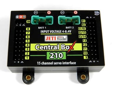 Jeti Central Box 210 m / 2x Rsat2
