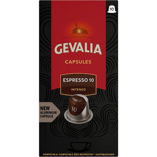 Gevalia Espresso 10 Intenso kapsler 4051001