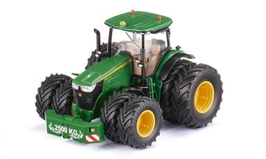 SIKU John Deere 7290R tvillinghjul og radio - 1:32