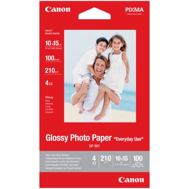 køb Canon glossy fotopapir GP-501 10x15 cm (100 ark)
