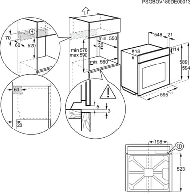 Electrolux ovn OOP740NZ