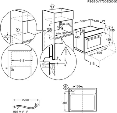 Electrolux  OOM1000CZ integreret