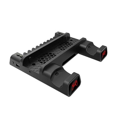 PS4 multifunktionelt stativ med ventilator, oplader, | Elgiganten