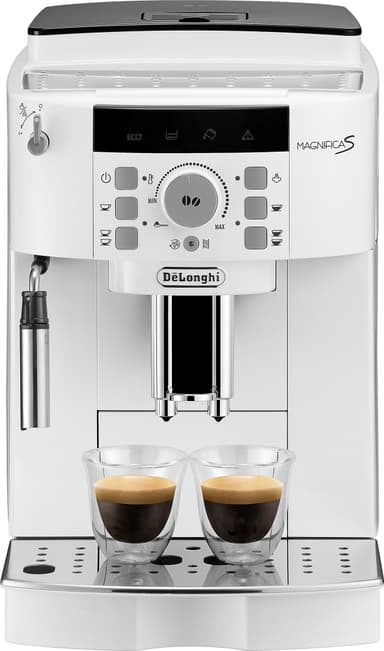 DeLonghi Magnifica S espressomaskine ECAM22110 (hvid)