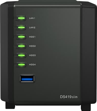 Synology DiskStation DS419slim 4-Bay NAS system