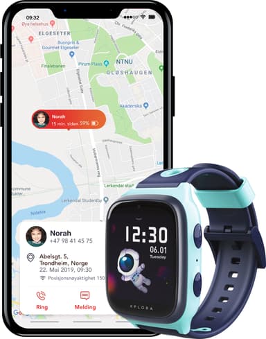 Xplora 4 smartwatch til børn (turkis)