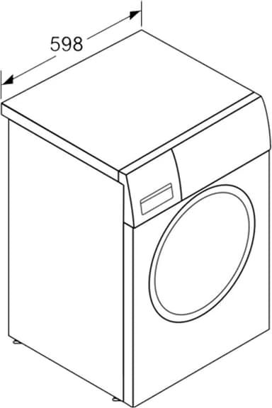 Bosch Series 6 vaskemaskine WAT283L8SN