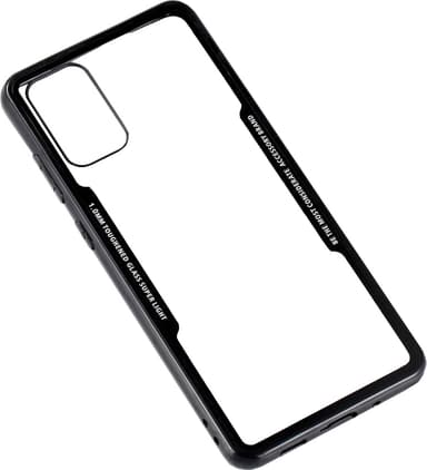 Gear Samsung Galaxy S20 Plus cover i hærdet glas (sort)