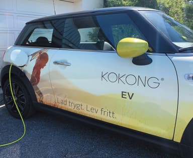 Kokong Ev10 Fjord Wallbox electric car wall charger (blå)