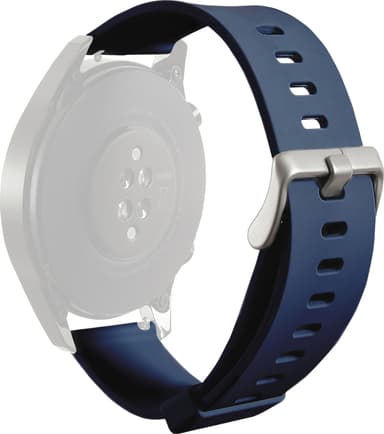 Puro universal silikonerem til ur 22 mm (navy)