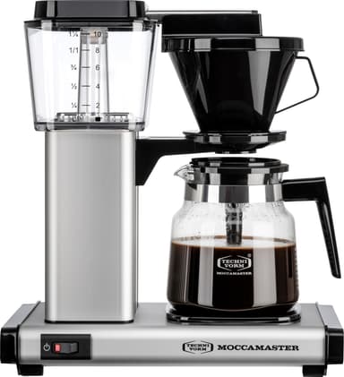 Moccamaster kaffemaskine HB731AOMS (matte silver)