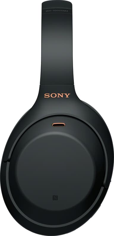 Sony trådløse around-ear høretelefoner WH-1000XM4 (sort)