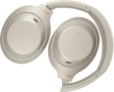 Sony trådløse around-ear høretelefoner WH-1000XM4 (sølv)