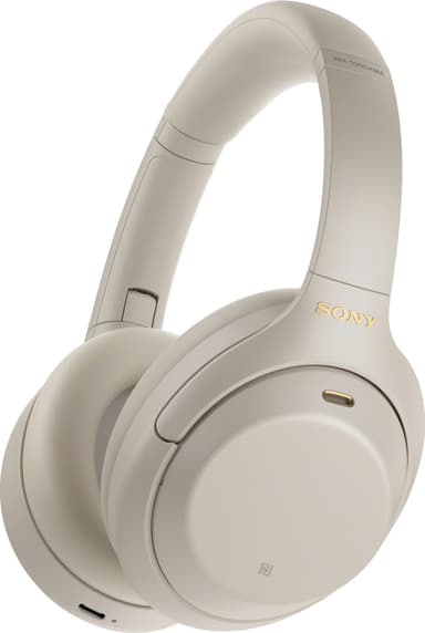 Sony trådløse around-ear høretelefoner WH-1000XM4 (sølv)