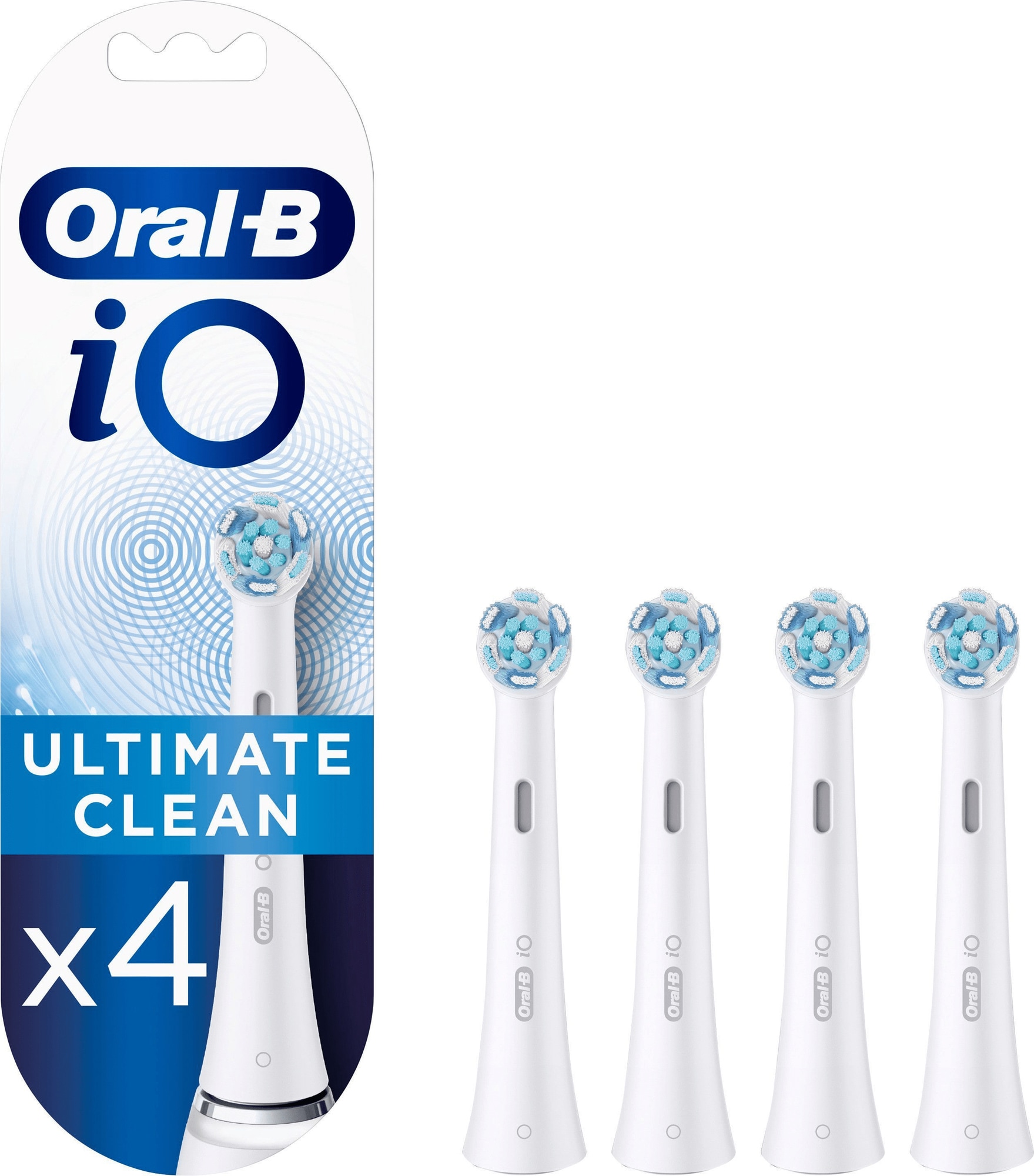 8: Oral-B iO Ultimate Clean tandbørste refill IOREFILL4WH (hvid)