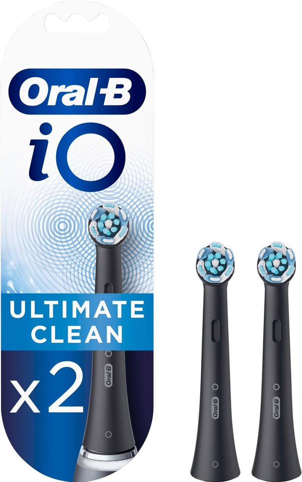 18: Oral-B iO Ultimate Clean tandbørste refill IOREFILL2BK (sort)