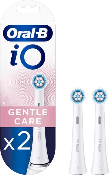 Oral-B iO Gentle Care tandbørste refill IOGENTLECARE2WH (hvid)