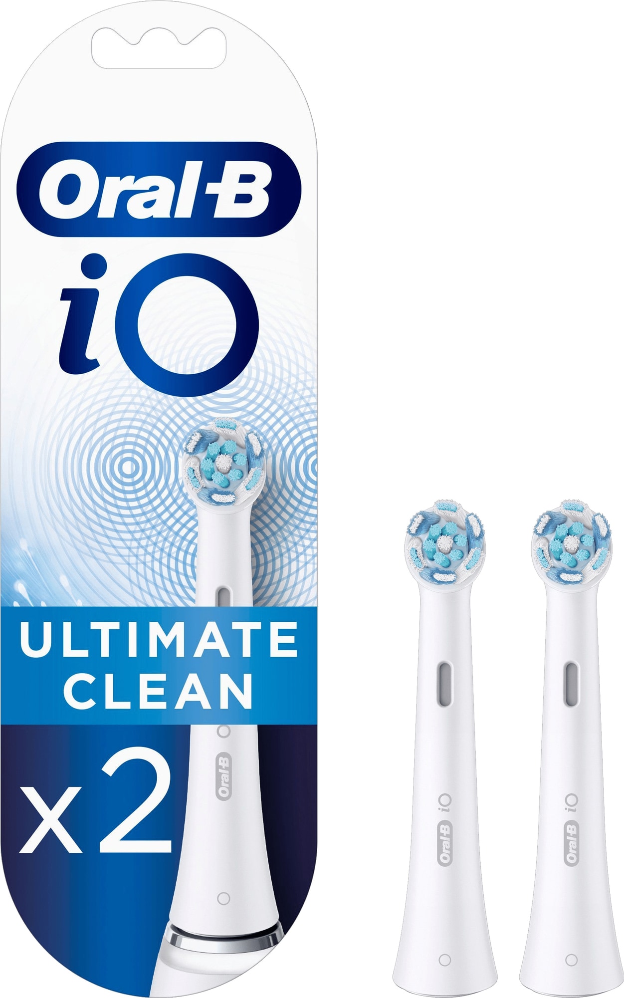Oral-B iO Ultimate Clean tandbørste refill IOREFILL2WH (hvid) thumbnail