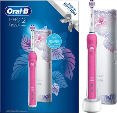 Oral-B Pro 2 2500 elektrisk tandbørste gavesæt 319313 (pink)
