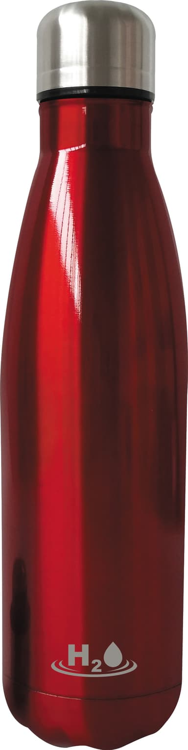 Puro H2O Double Wall 500 ml flaske (rød)