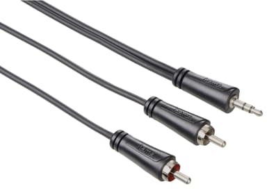 Hama lydkabel 3.5 mm jackstik - 2 x RCA-stik (3 meter)