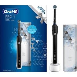 Oral-B Pro 1 750 elektrisk tandbørste gavesæt 319399 (sort)