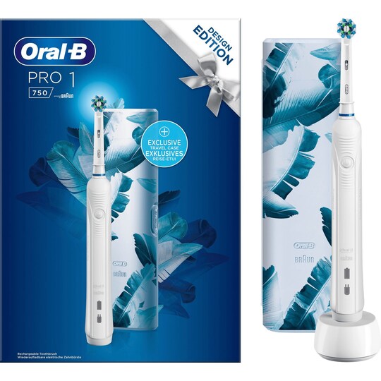 Oral-B Pro 1 750 elektrisk tandbørste gavesæt 319399