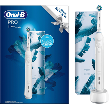 ORAL-B PRO1-750 WHITE GIFTPACK
