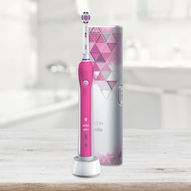 Oral-B Smart 4 4500 elektrisk tandbørste gavesæt SMART4500 (pink)